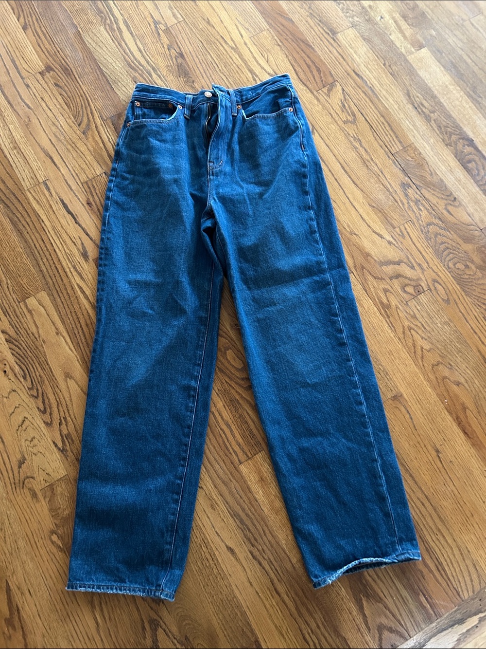 Madewell High-Rise Baggy Straight Jeans
